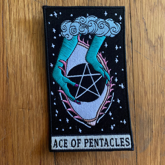 Ace of Pentacles Embroidered Patch