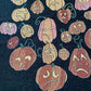 pumpkin patch woven blanket