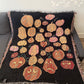 pumpkin patch woven blanket