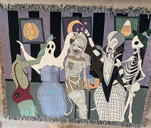 Ghouls Night Woven Blanket