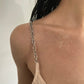 sheer slip with chain straps
