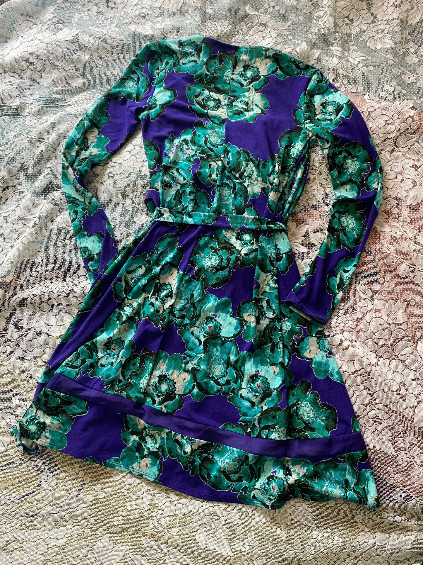 Blue Floral Dress
