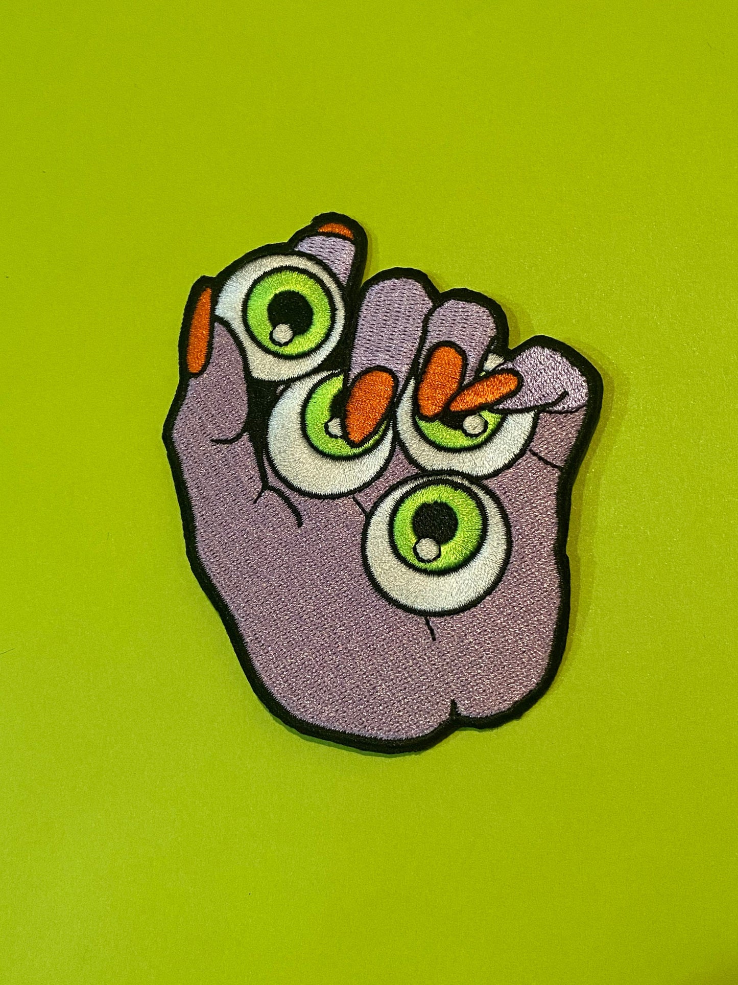 Iron on Handful of Eyes Patch