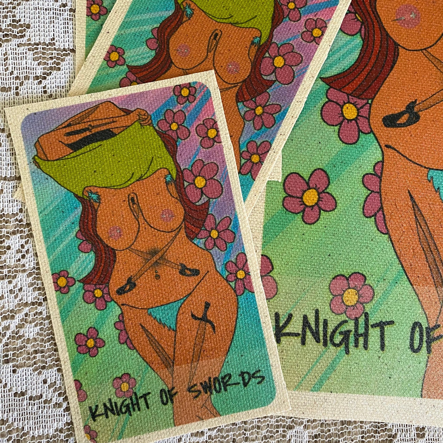 Knight of Swords Canvas Patch