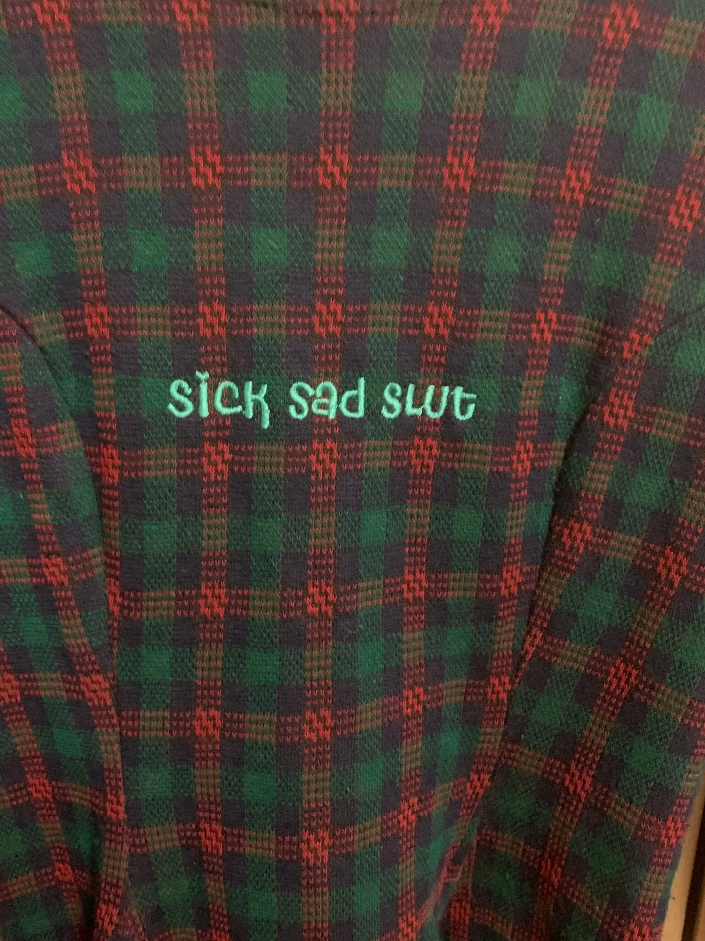 sick sad slut dress