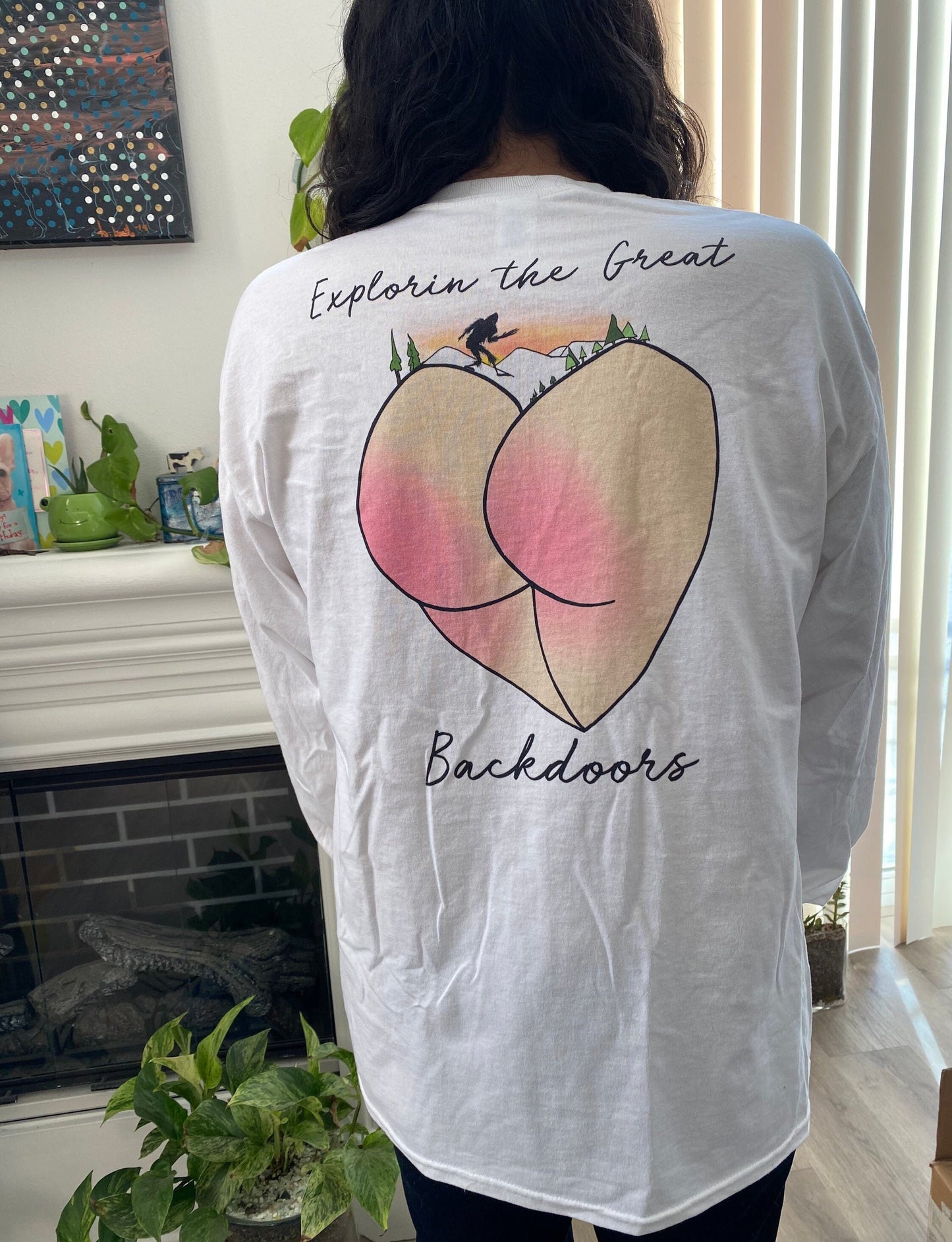 explorin’ the great backdoors long sleeve tee