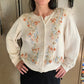 fungi floral cardigan