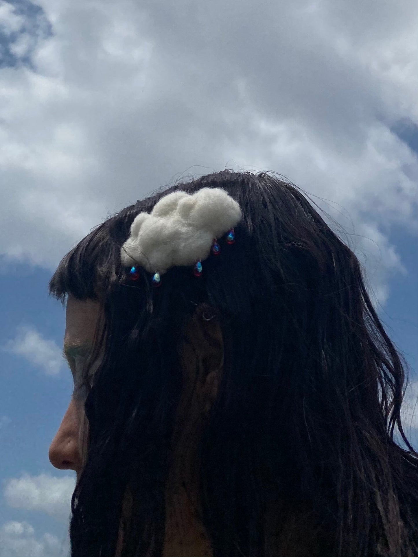 head in the clouds hair clip