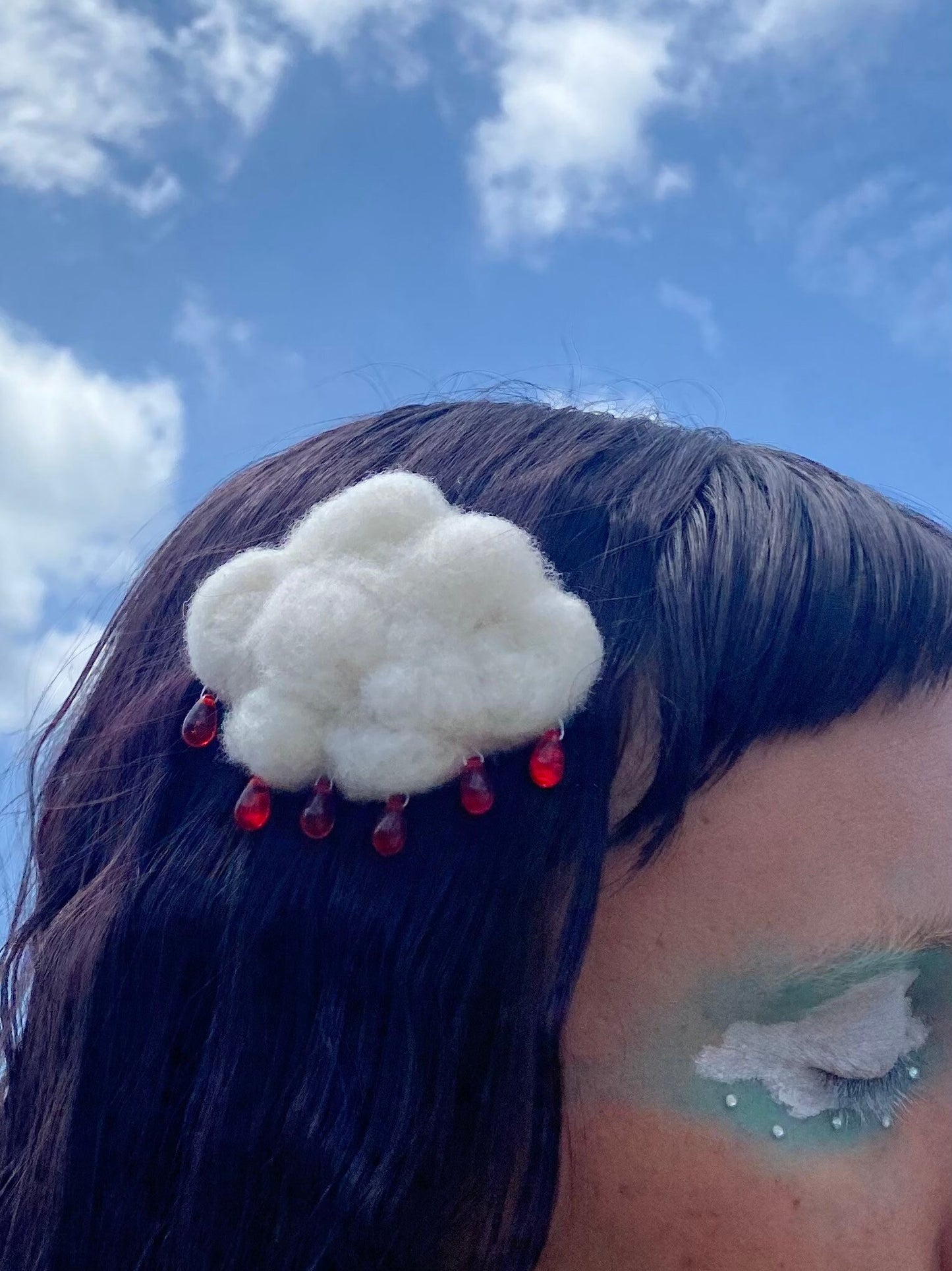 head in the clouds hair clip