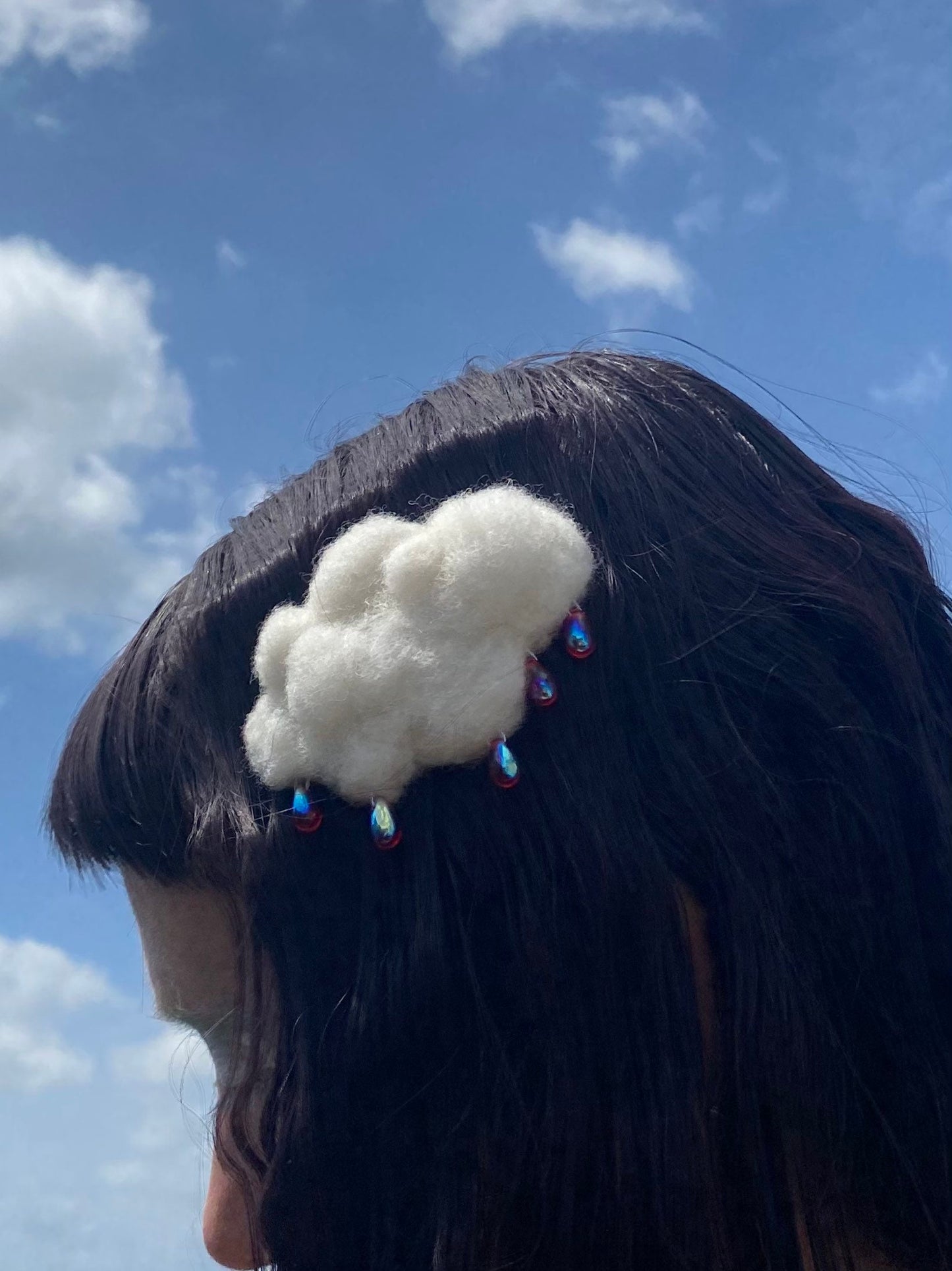 head in the clouds hair clip