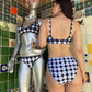 sick sad recycled high waisted bikini bottom ~ available in sizes xs - 3xl