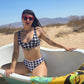 sick sad recycled high waisted bikini bottom ~ available in sizes xs - 3xl