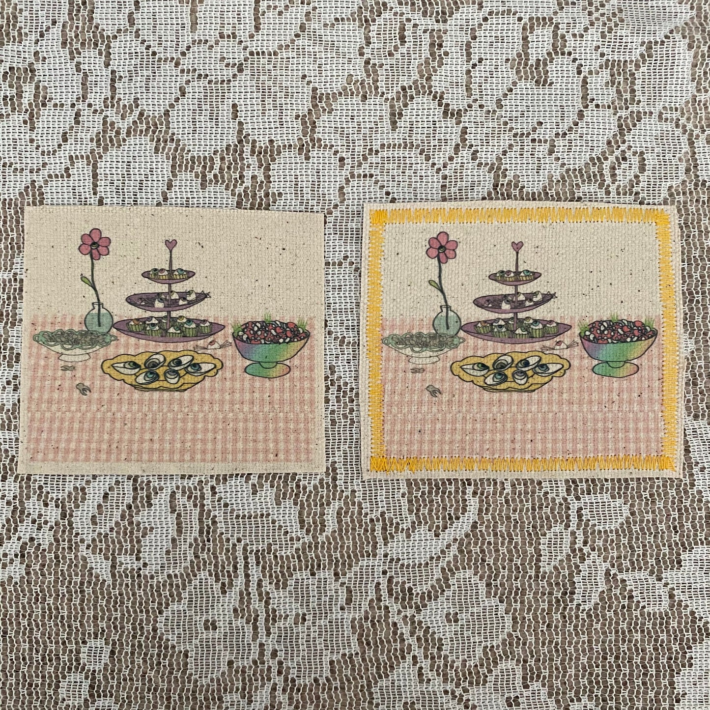 spring feast canvas patch