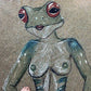 Frog Cutie Woven Blanket