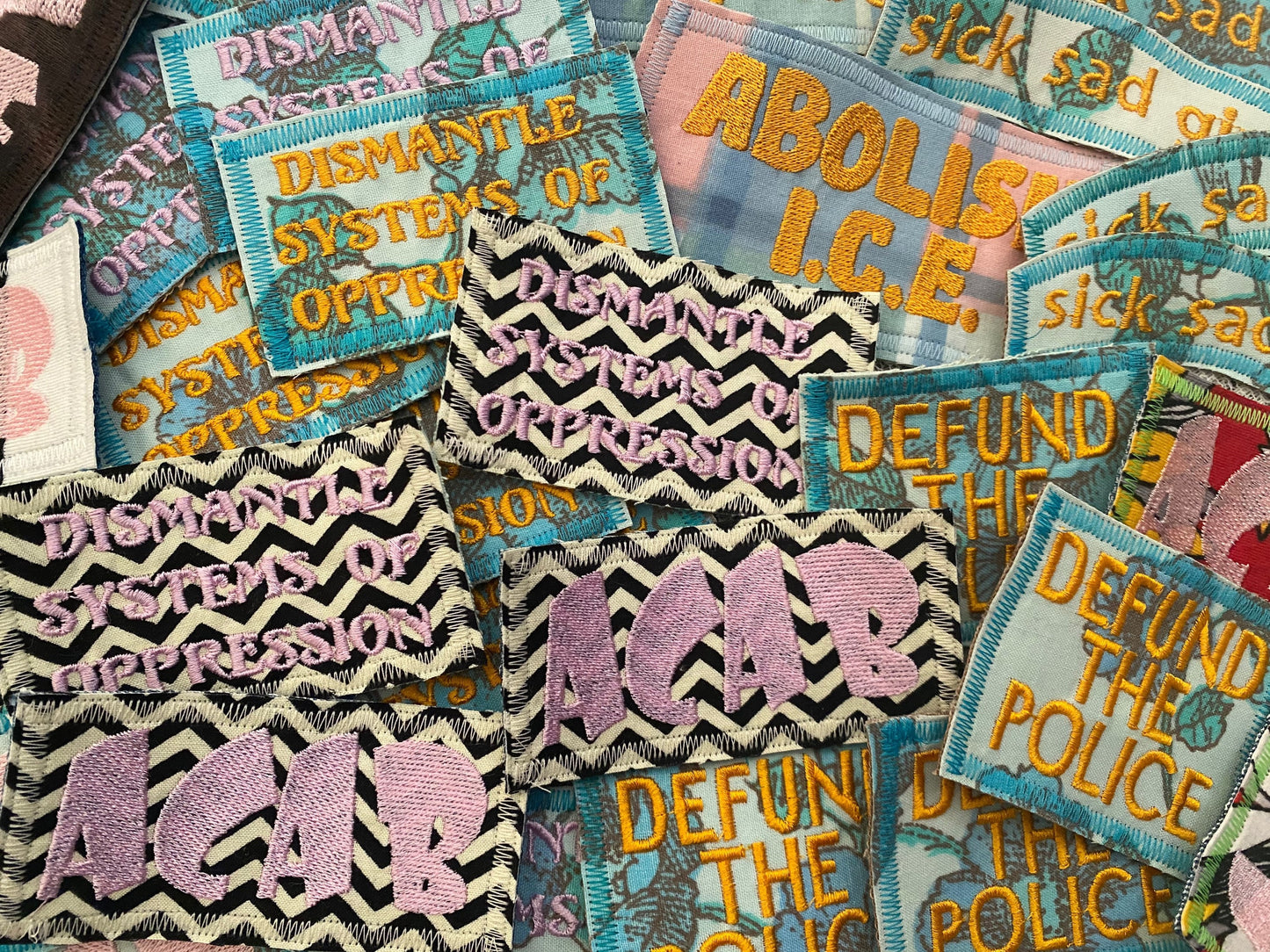 Embroidered ACAB Patch