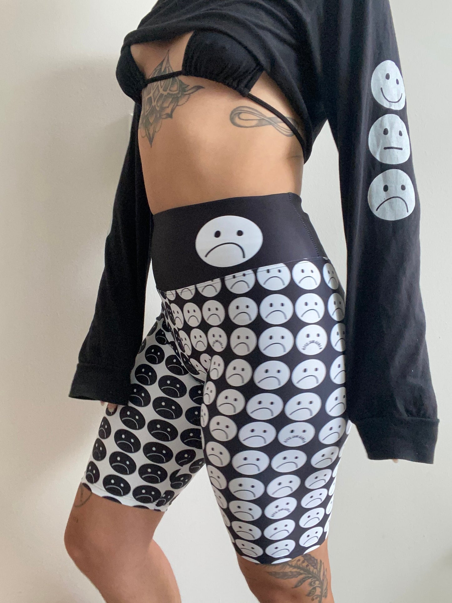 sick and sad biker shorts