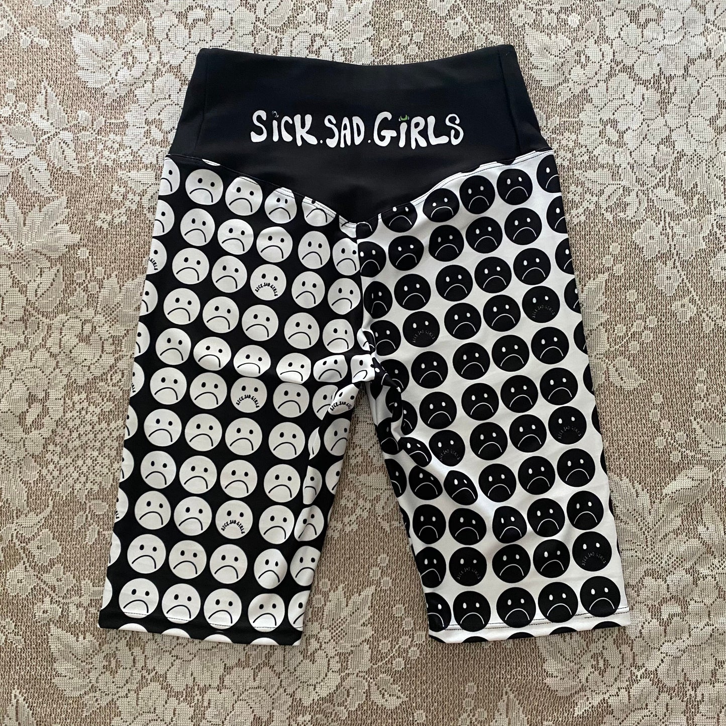 sick and sad biker shorts