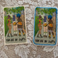 threee of cups canvas patch
