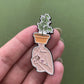 Pothead enamel pin