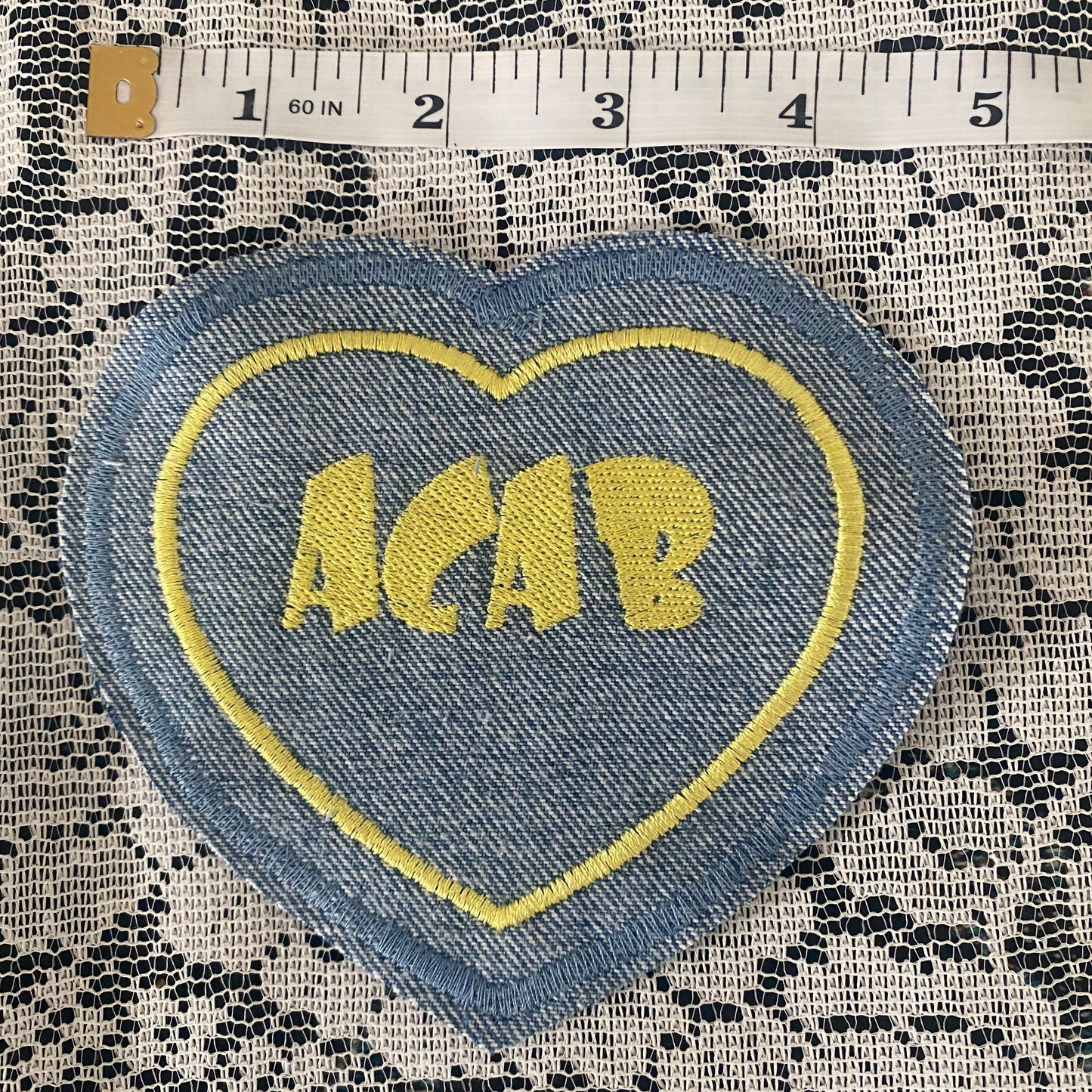 Embroidered ACAB Patch