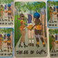threee of cups canvas patch