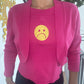 frownie two piece cardigan set