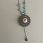 weeping iris necklace
