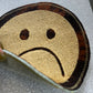 large embroidered frownie patch
