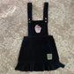 Patched Corduroy Overalls