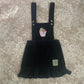 Patched Corduroy Overalls