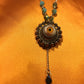 weeping iris necklace