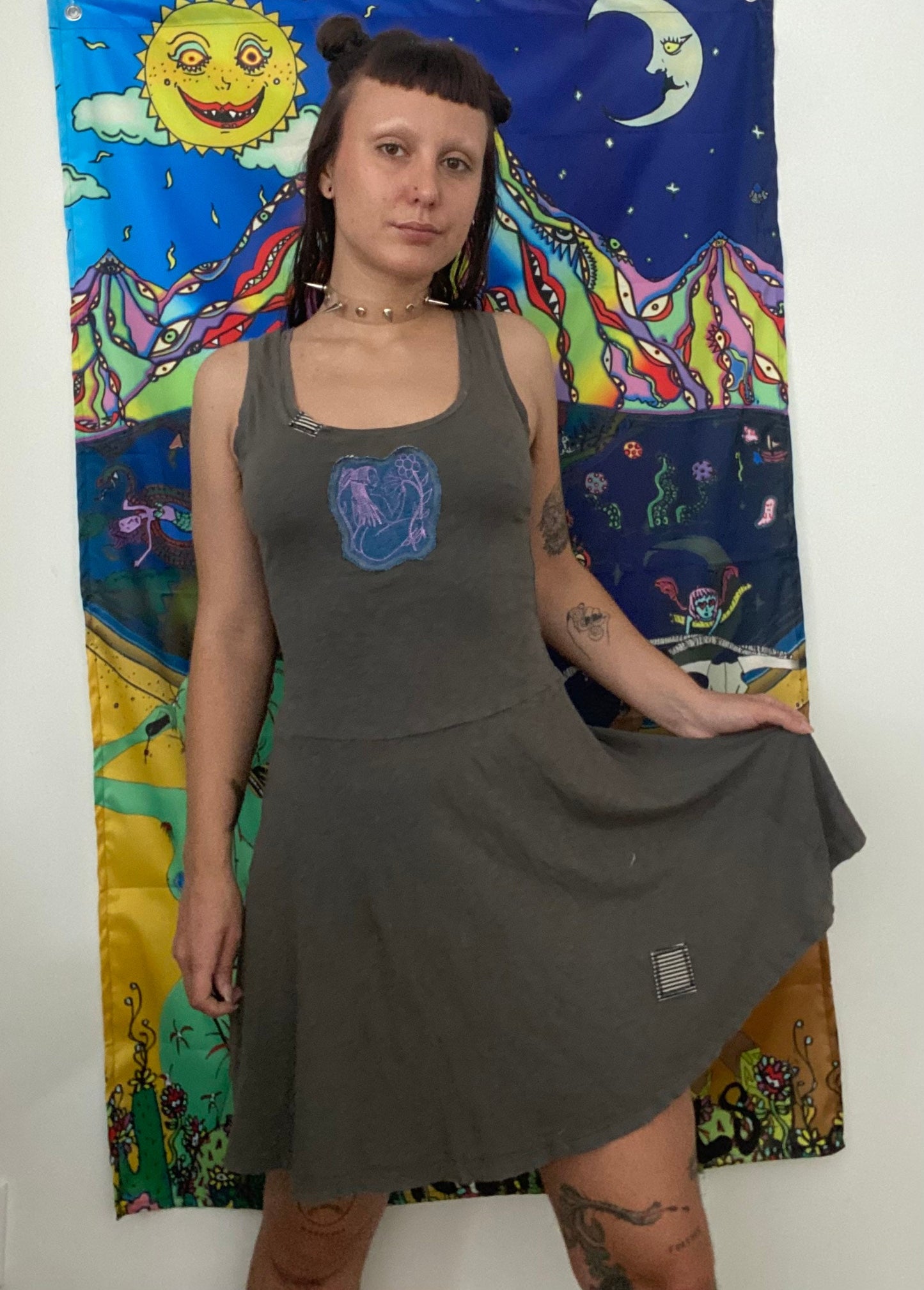 Gray Goblin Dress