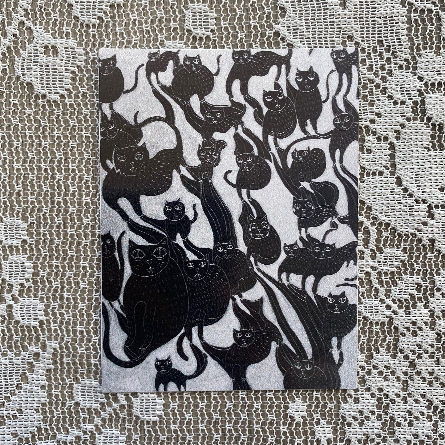 cats 4" vinyl sticker