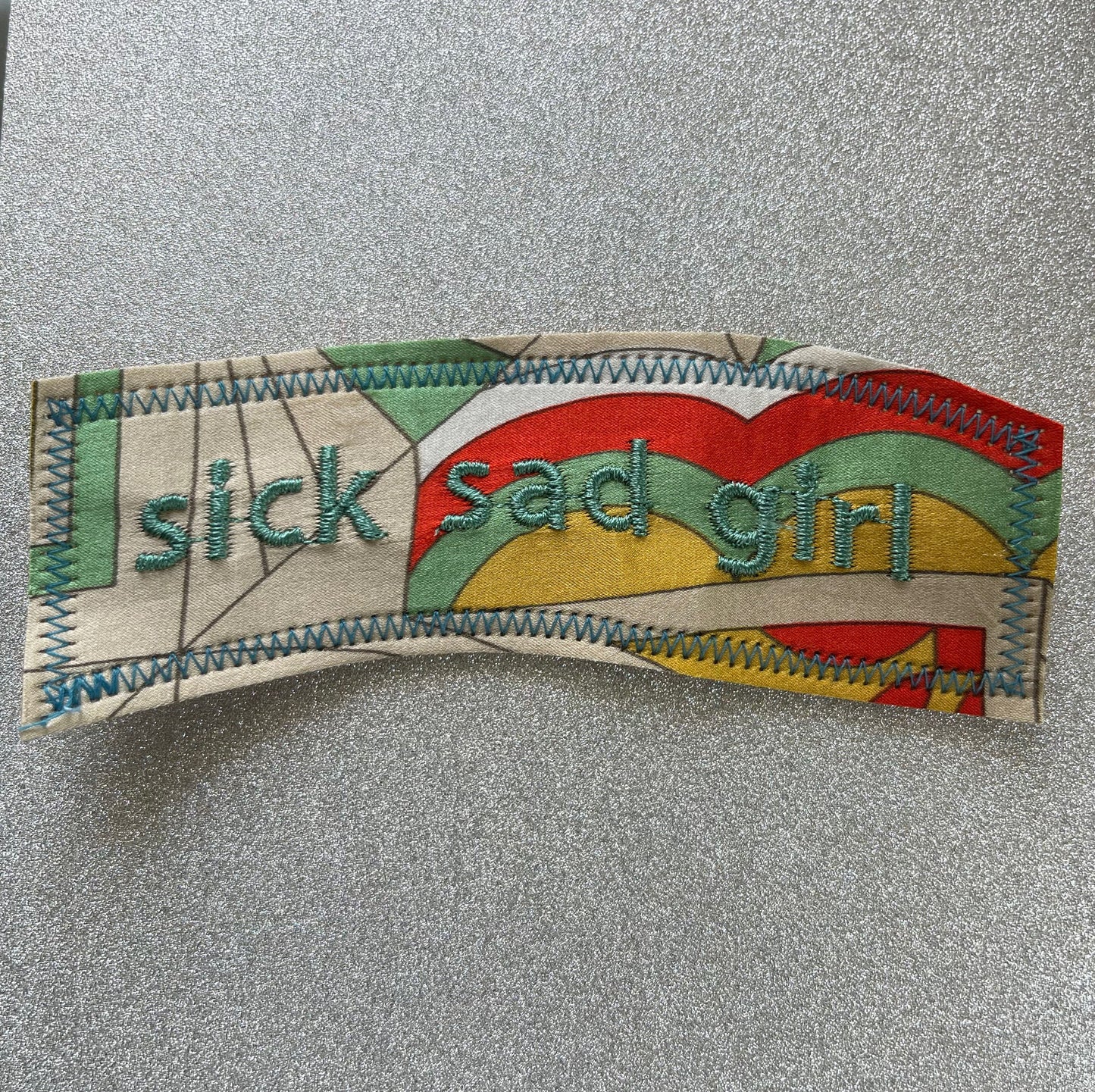 Sick Sad Girl Embroidered Patch