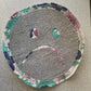 large embroidered frownie patch