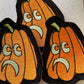 Pumpkin embroidered patch