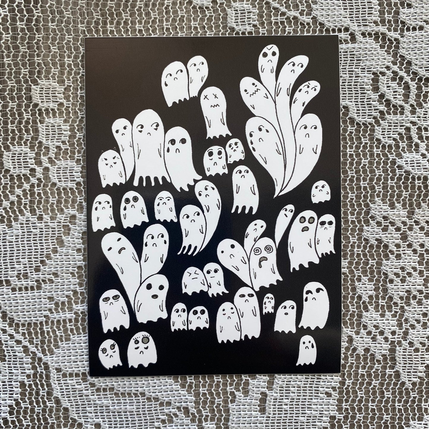 Boo 4" vinyl sticker