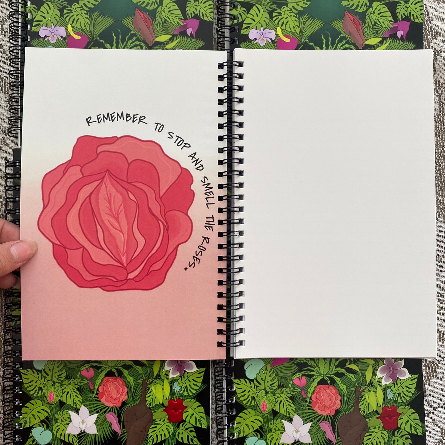 naughty spiral notebook