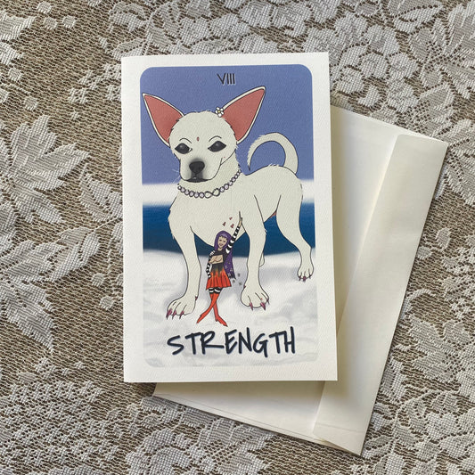 strength handmade card