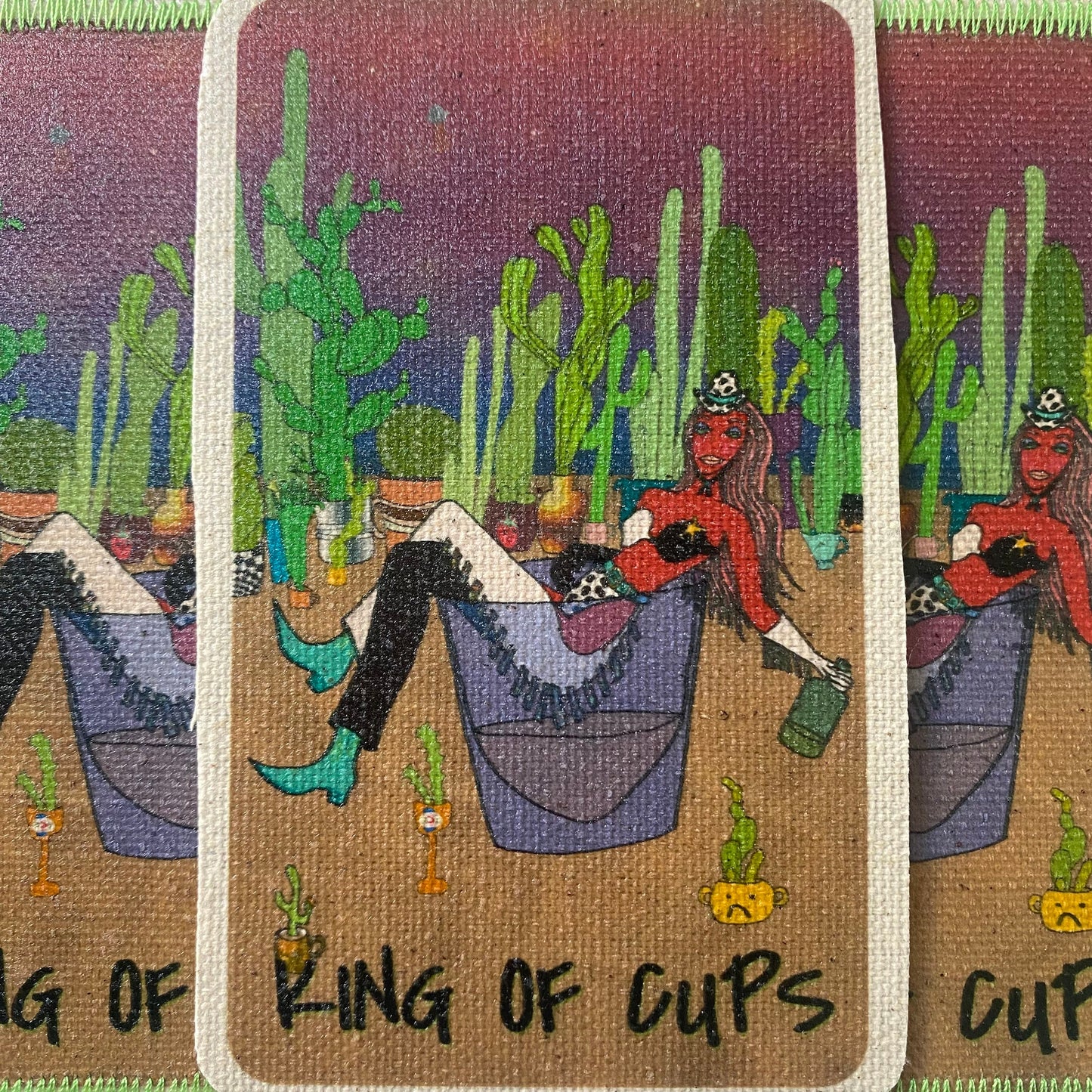 King of Cups Canvas Patch