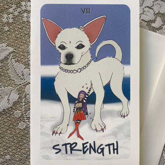 strength handmade card