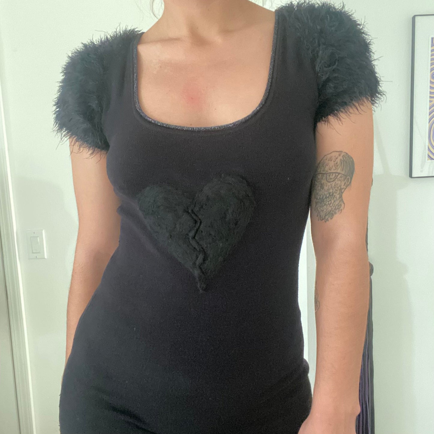 Little Black Heart Dress