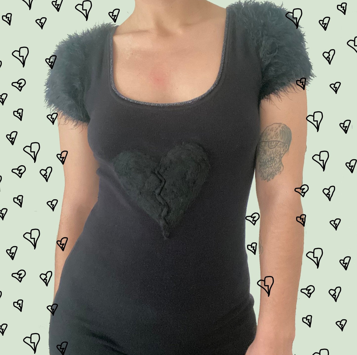 Little Black Heart Dress