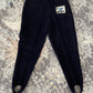 patched stirrup pants