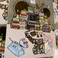 Tangled in VHS 4" vinyl sticker
