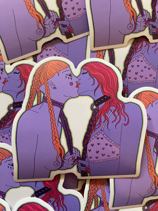 Kiss 4" vinyl sticker