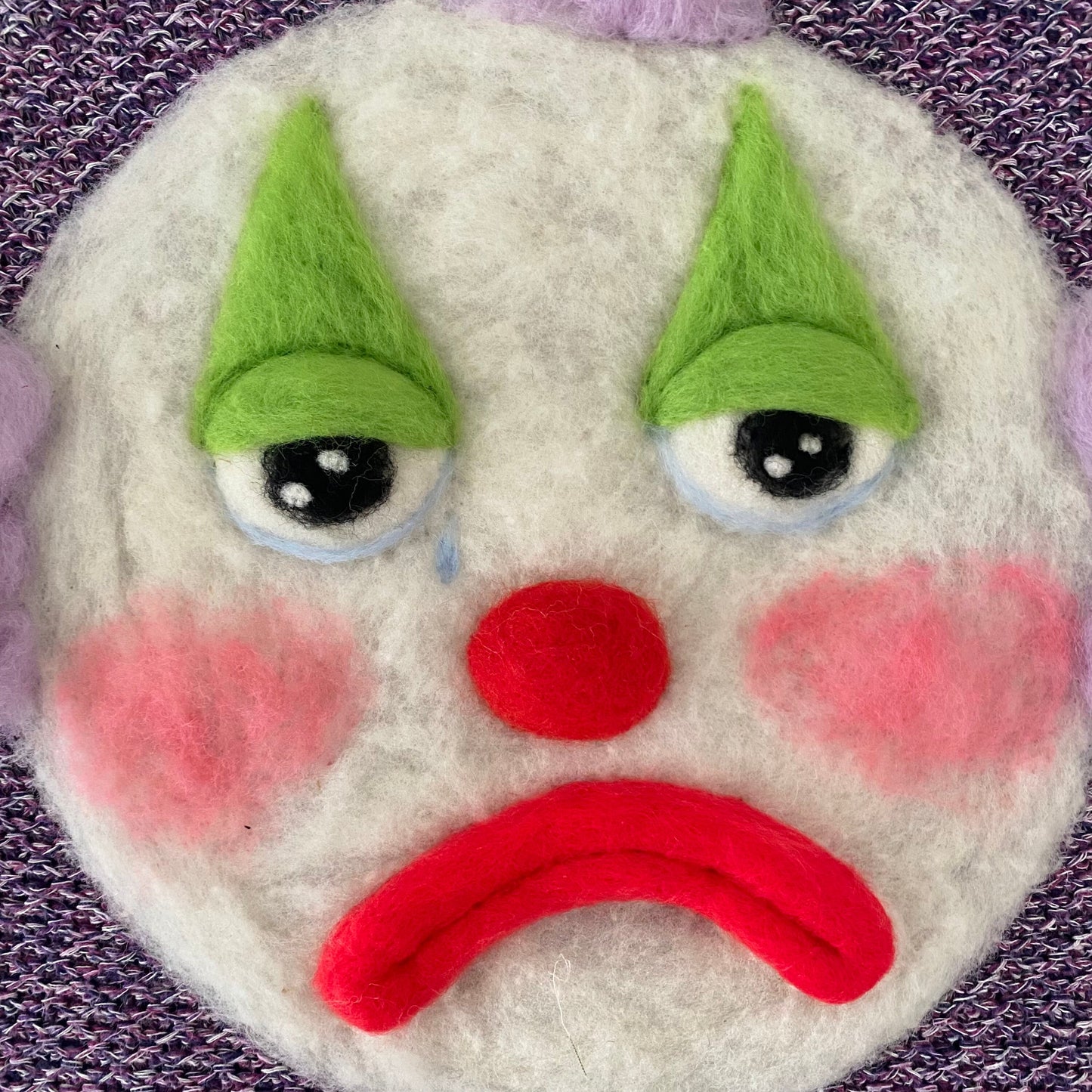 Clown (soft sculpture) Sweater