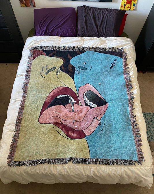 Two of Swords woven Blanket