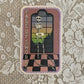page of swords  canvas patch