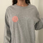 frownie embroidered tee